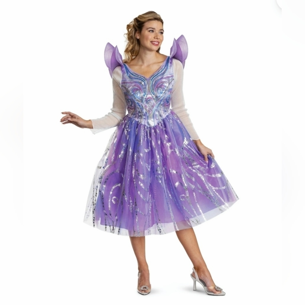 New Wicked Glinda "For Good" Adult Costume / women cosplay dress